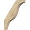 Ekena Millwork 4"W x 28"D x 32"H Funston Rough Sawn Knee Brace, Douglas Fir BRC04X28X32FST00RDF - alternate 1